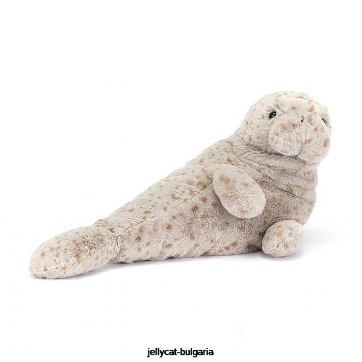 Jellycat магнус ламантина сива 302 играчка