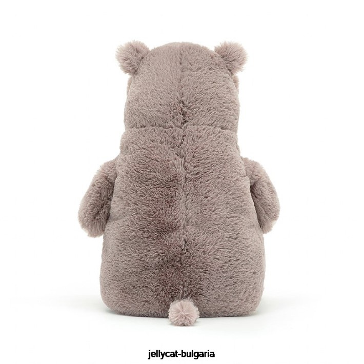 Jellycat мирта хипопотам лилаво 161 играчка