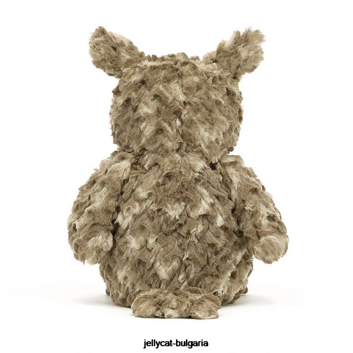 Jellycat оберон бухал кафяв 304 играчка