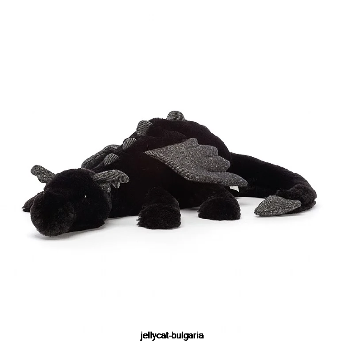 Jellycat оникс дракон черен 543 играчка