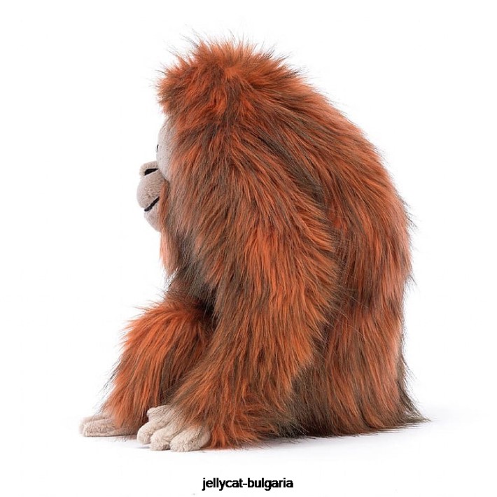Jellycat осуалд ​​орангутан портокал 361 играчка