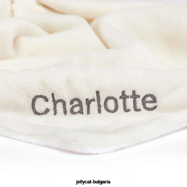 Jellycat персонализиран крем за залъгалка срамно зайче 293 играчка