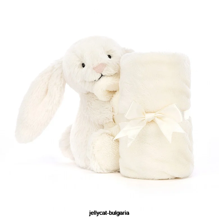 Jellycat персонализиран крем за залъгалка срамно зайче 293 играчка