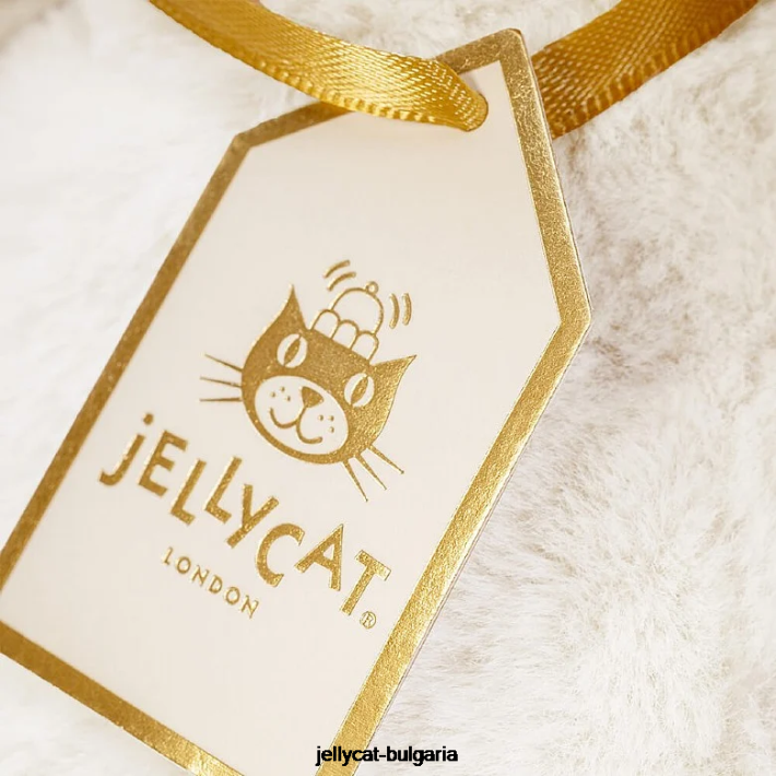 Jellycat персонализирано срамежливо луксозно зайче луна огромно бяло 715 играчка