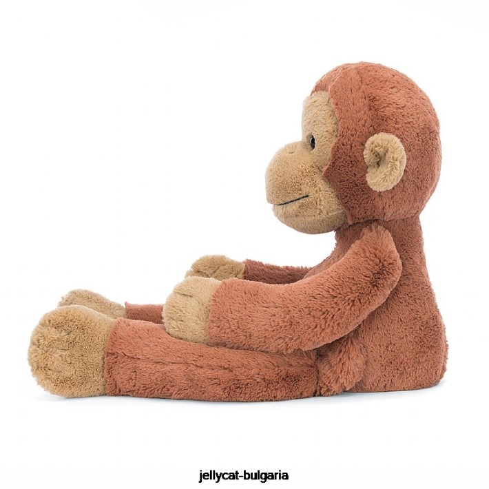 Jellycat понго орангутан портокал 392 играчка