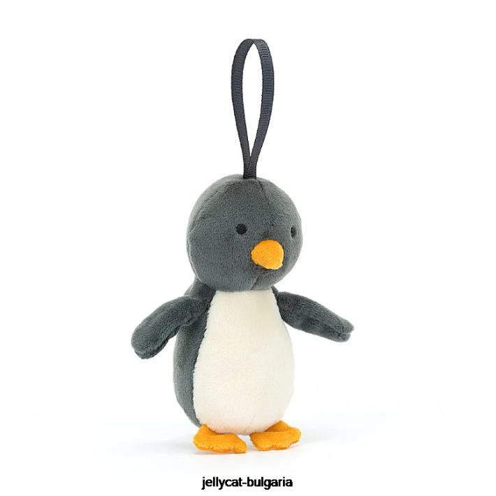 Jellycat празничен глупав пингвин черно и бяло 79 играчка