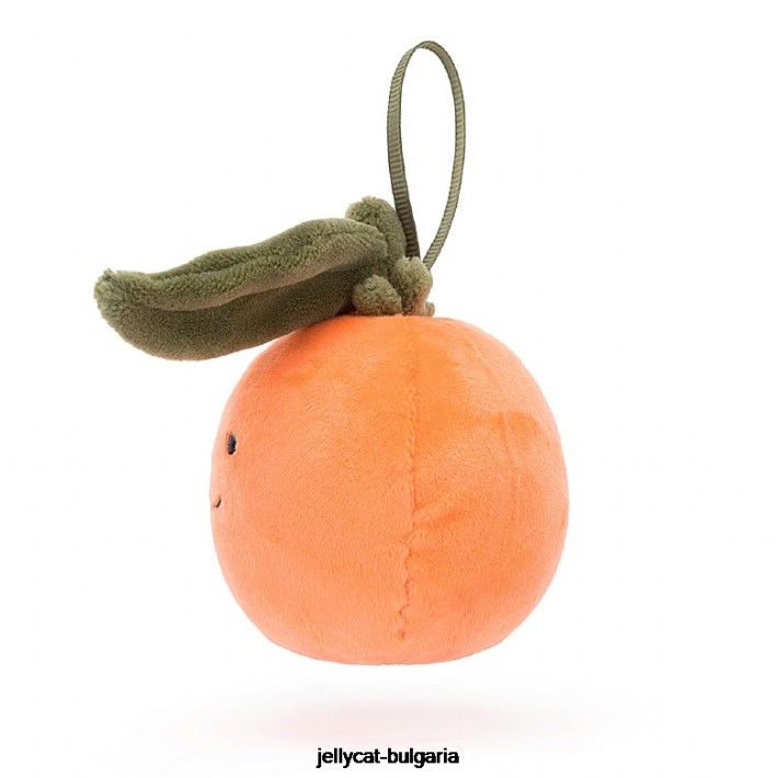 Jellycat празнична глупост клементин портокал 63 играчка