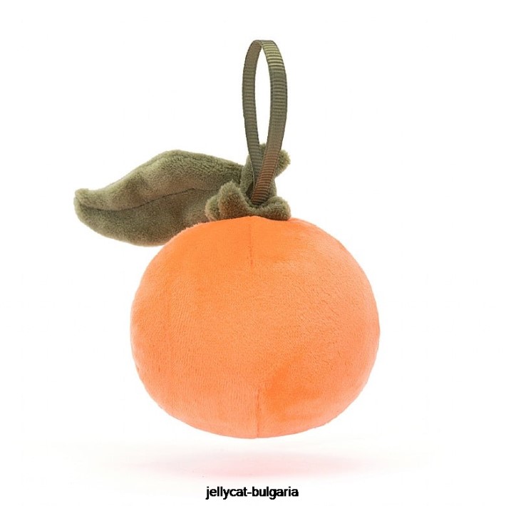 Jellycat празнична глупост клементин портокал 63 играчка