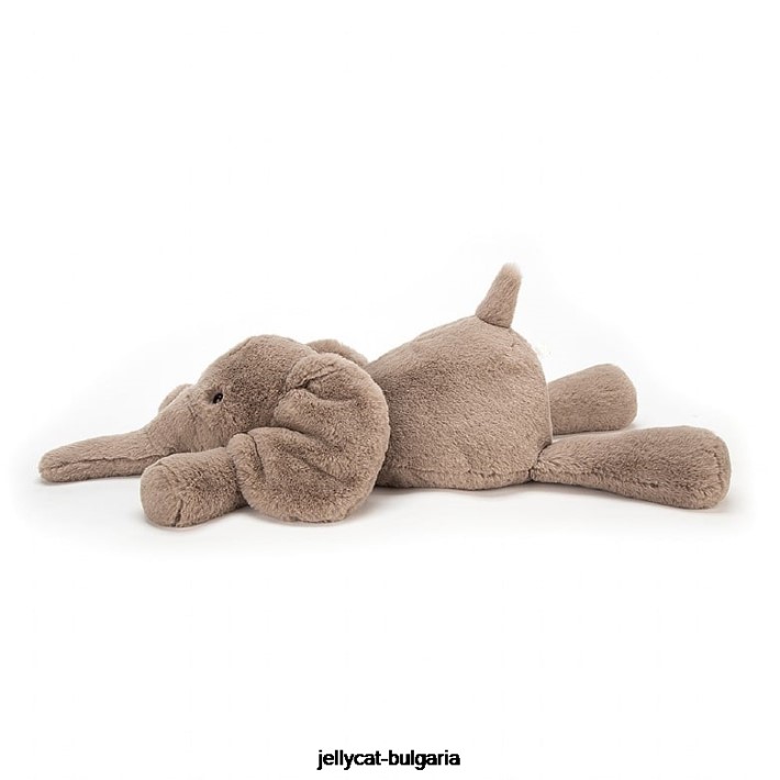 Jellycat размазване на слонско сиво 9 играчка