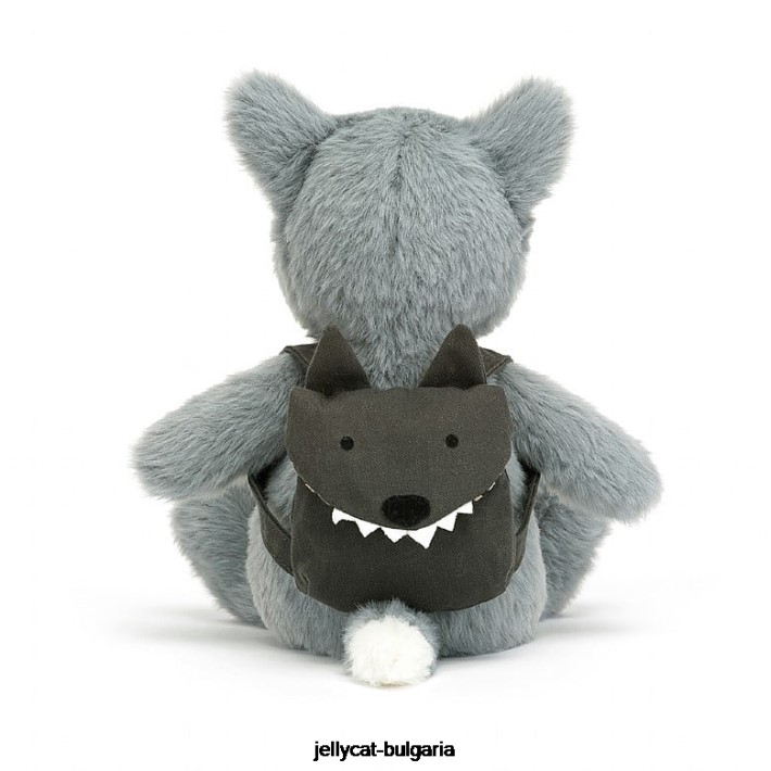 Jellycat раница вълче сиво 290 играчка