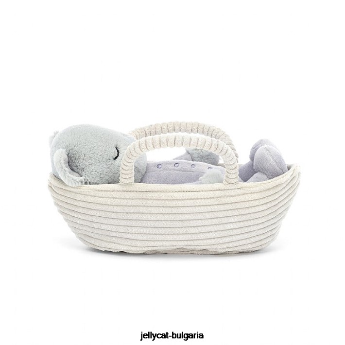 Jellycat рок-а-чао коте сиво 407 играчка