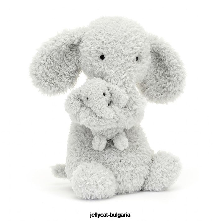 Jellycat сгушва се слоново сиво 349 играчка