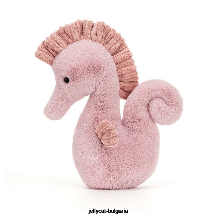 Jellycat сиена морско конче розово 467 играчка