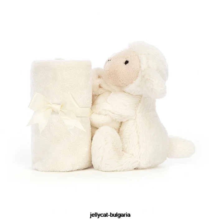 Jellycat срамежлив агнешки крем за залъгалка 280 играчка