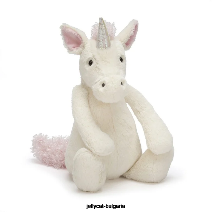 Jellycat срамежлив бял еднорог 145 играчка