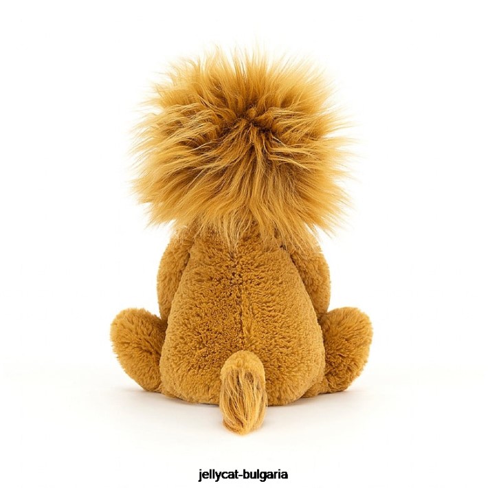 Jellycat срамежлив лъв жълт 446 играчка