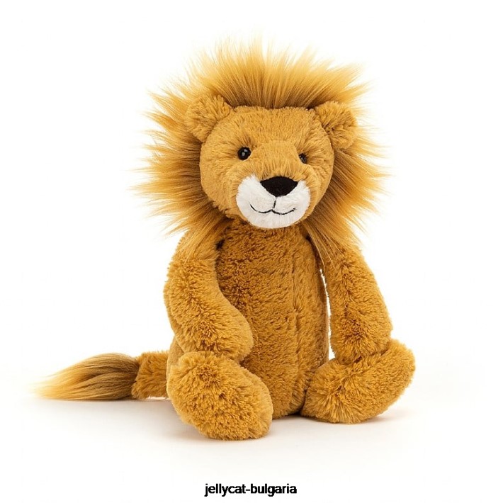 Jellycat срамежлив лъв жълт 446 играчка