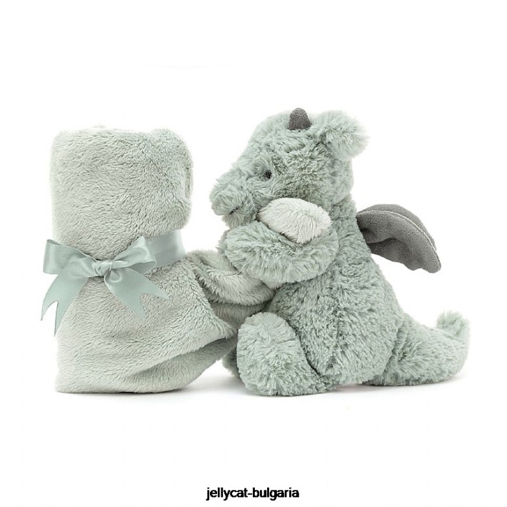 Jellycat срамежлива драконова залъгалка зелена 460 играчка