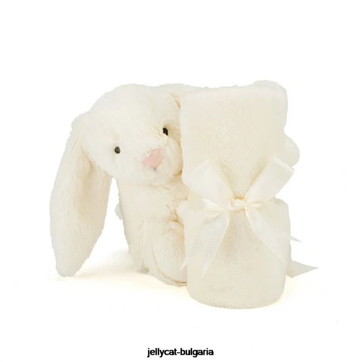 Jellycat срамежливо зайче залъгалка крем 310 играчка