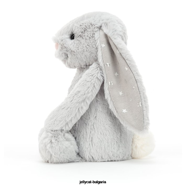 Jellycat срамежливо зайче от звезден прах флот 555 играчка