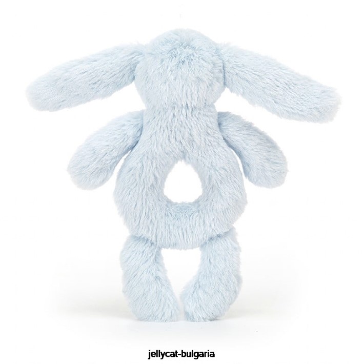 Jellycat срамежливо зайче пръстен дрънкалка бежово 195 играчка