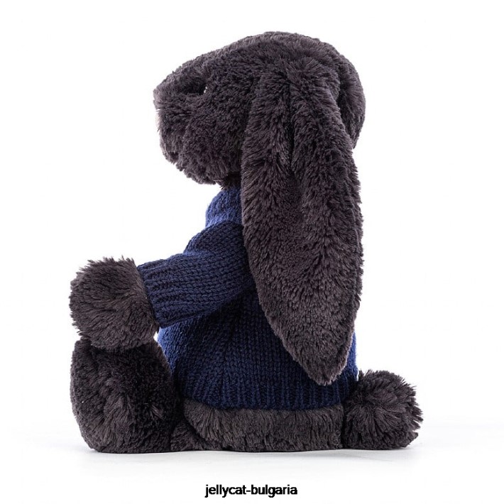 Jellycat срамежливо зайче с персонализирано тъмносиньо мастило 514 играчка