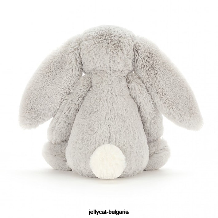 Jellycat срамежливо зайче сребро 207 играчка
