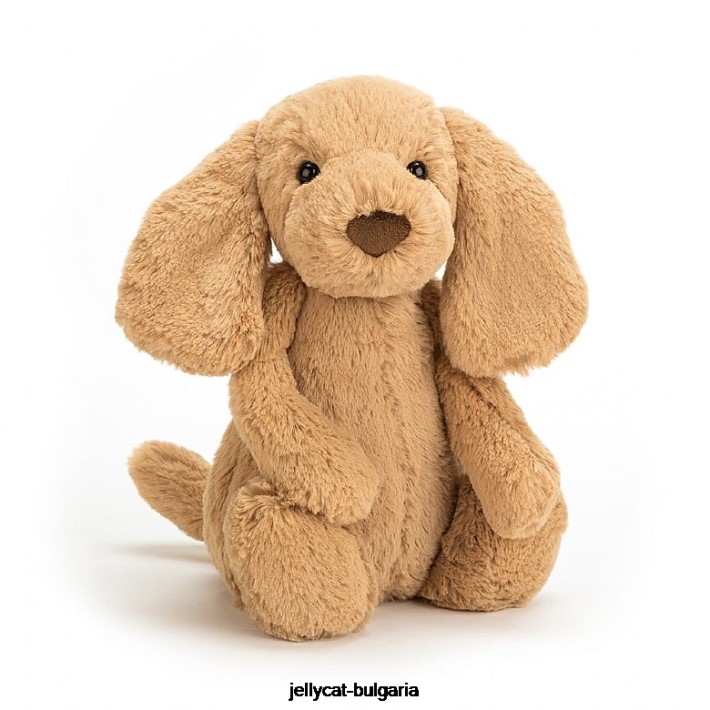 Jellycat срамежливо кученце бежово 417 играчка