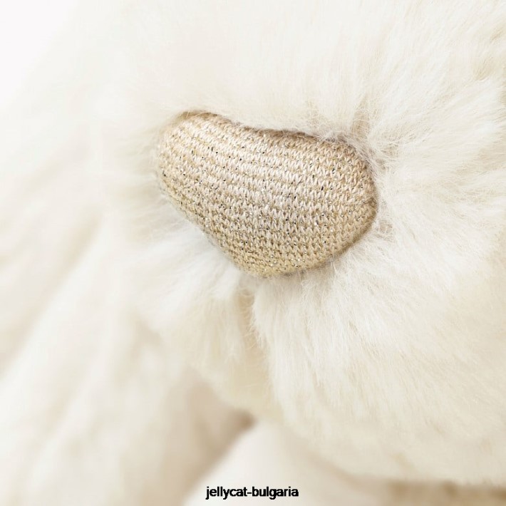 Jellycat срамежливо луксозно зайче розово розово 359 играчка