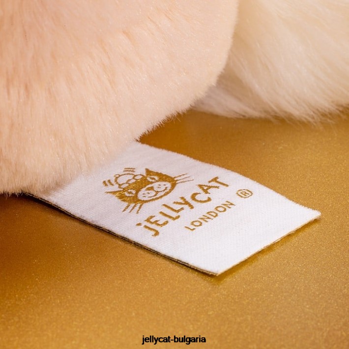 Jellycat срамежливо луксозно зайче розово розово 359 играчка