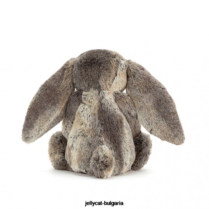 Jellycat срамежливо сиво зайче от памук 506 играчка