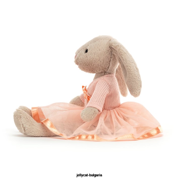 Jellycat тартан лоти зайче червено 168 играчка