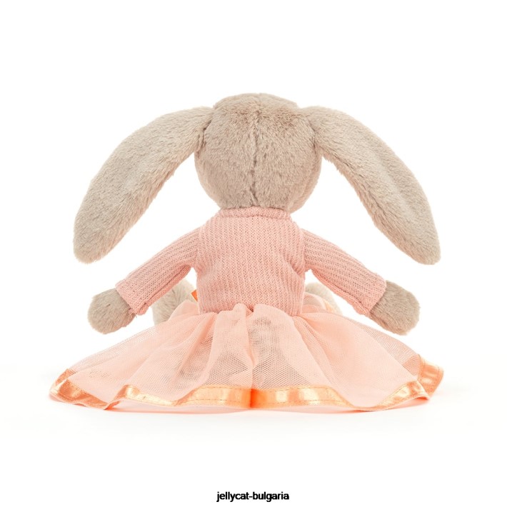 Jellycat тартан лоти зайче червено 168 играчка
