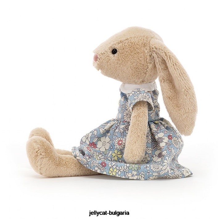 Jellycat тартан лоти зайче червено 168 играчка