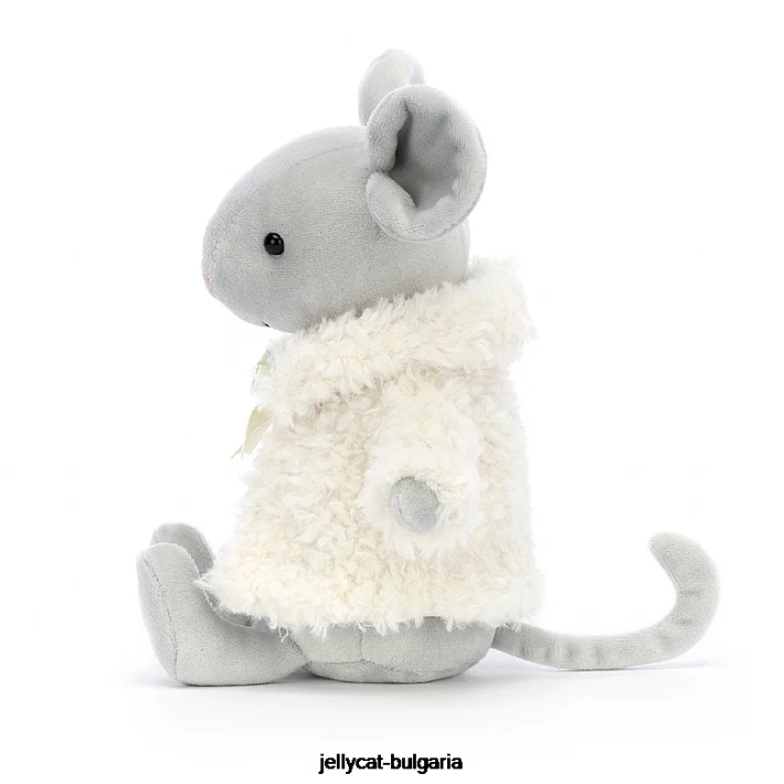 Jellycat удобно палто мише сиво 212 играчка