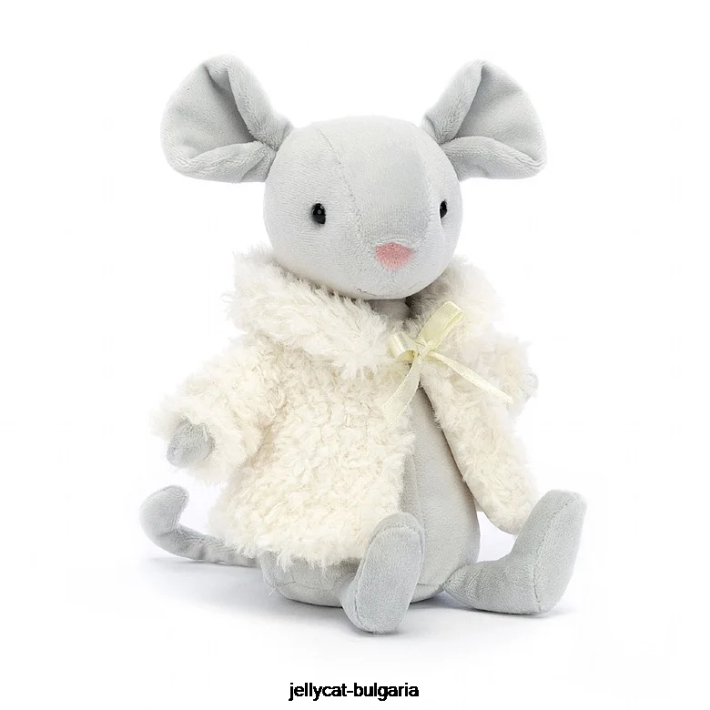 Jellycat удобно палто мише сиво 212 играчка