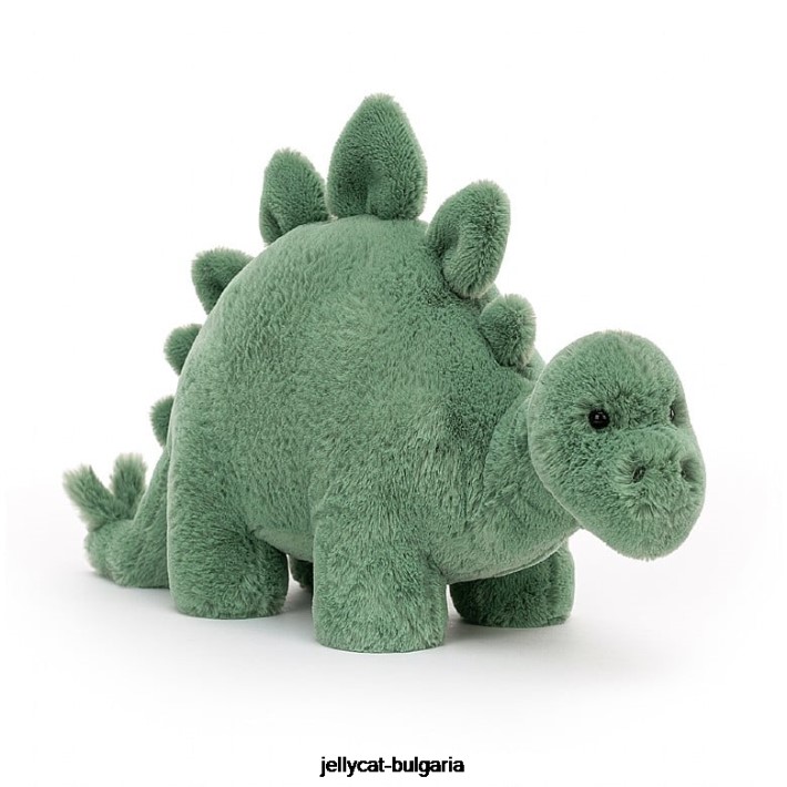 Jellycat фосилно зелен стегозавър 491 играчка