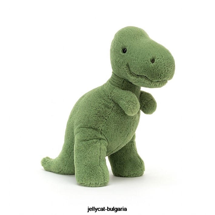 Jellycat фосилно зелен тирекс 495 играчка