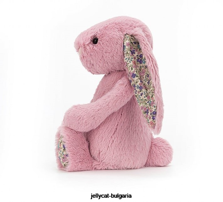Jellycat цвят лале зайче розово 492 играчка