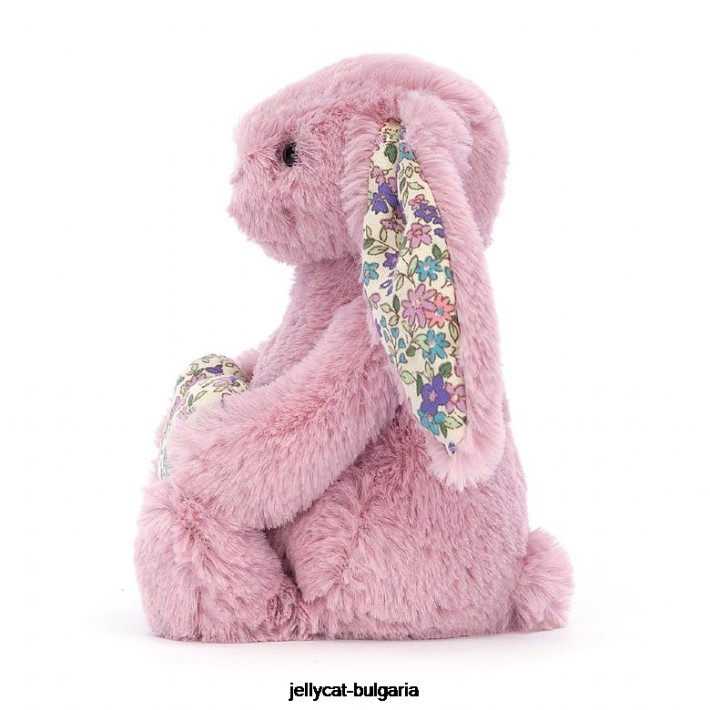 Jellycat цвят сърце руж зайче праскова 337 играчка