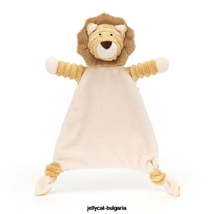 Jellycat корди рой бебе лъв залъгалка жълта 149 играчка