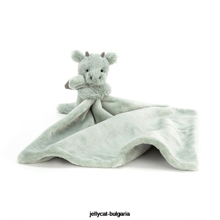 Jellycat срамежлива драконова залъгалка зелена 460 играчка