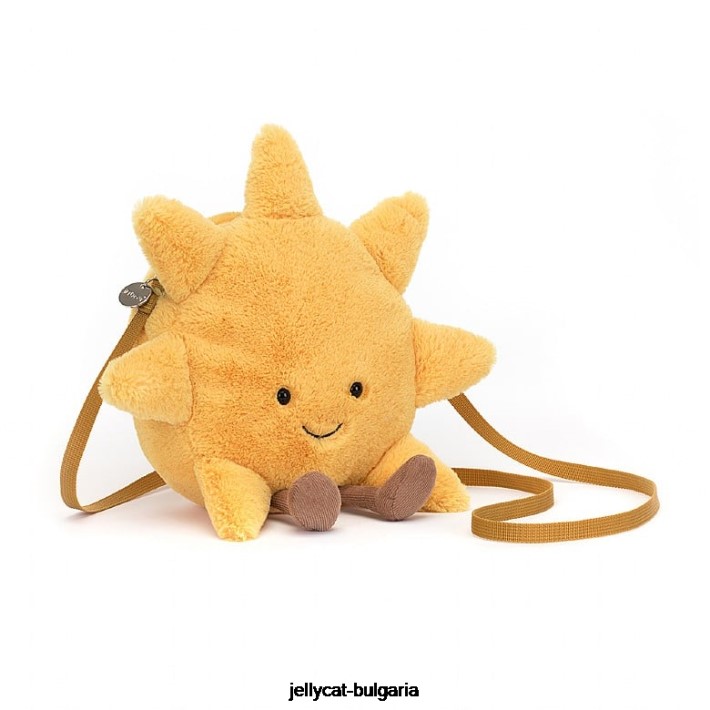 Jellycat забавна слънчева чанта жълта 114 чанта