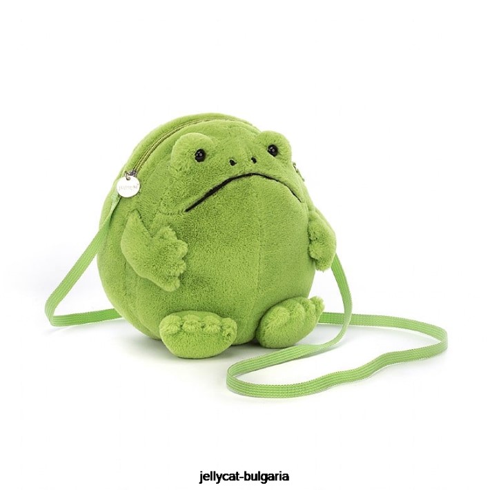 Jellycat Рики чанта дъждовна жаба зелена 118 чанта
