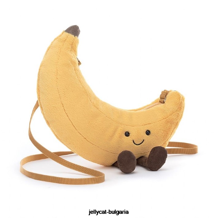 Jellycat забавна чанта банан жълта 306 чанта