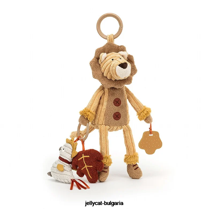 Jellycat cordy roy lion činnost hračka žlutá 748 hračka