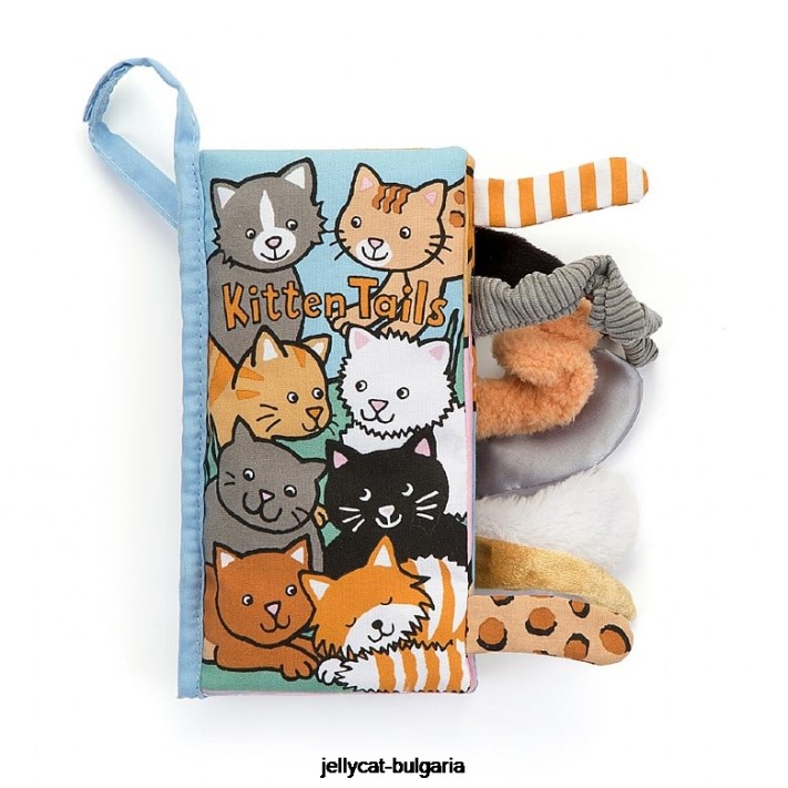 Jellycat Kitten tails activity book multi-colour 739 rezervovat