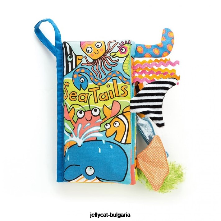 Jellycat Vícebarevná kniha mořských ocasů 753 rezervovat