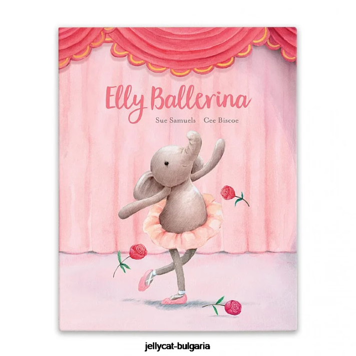 Jellycat elly balerína kniha vícebarevná 703 rezervovat