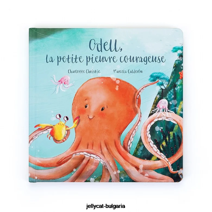 Jellycat odell la petite pieuvre odvahuuse livre multi-color 794 rezervovat